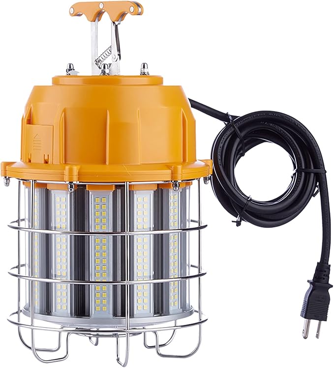 LED Temporary Work Light 100W LED Construction Lights 12, 000lm 5000K Daylight