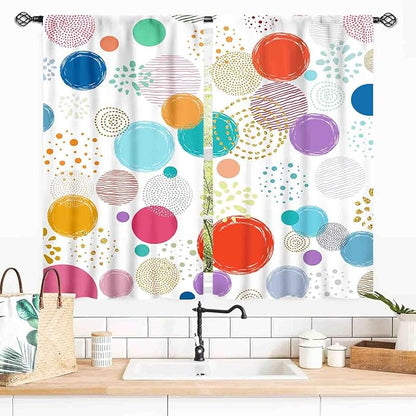 Rainbow Curtains for Girls Bedroom, Boho Rianbow Quotes Inspirational Motivational Positive Colorful Galaxy Pink Purple Window Drapery for Baby Kids Living Room Nursery Classroom, 84"x63" Inch