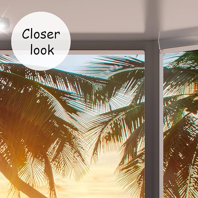 AFZEVEB-3D Landscape Wallpaper seafront verandahs Wall murals for Bedroom 114"x74"(Not Peel and Stick)