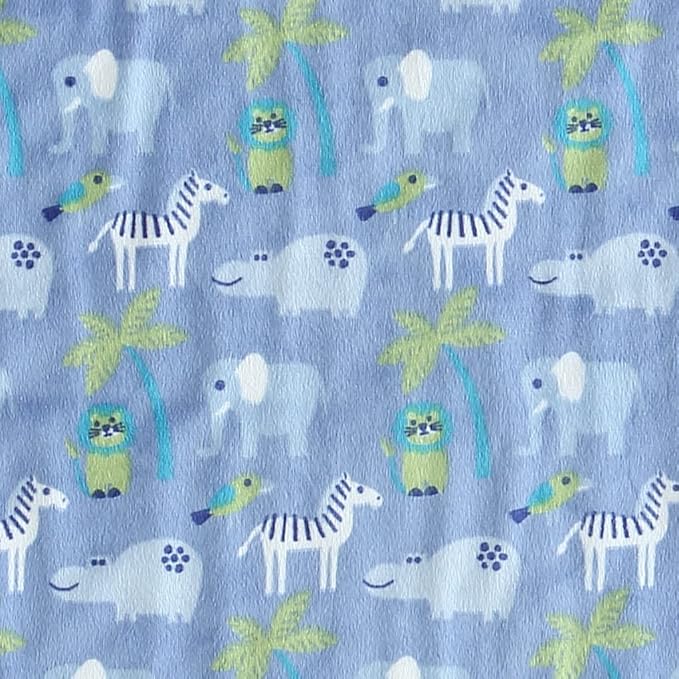 CREVENT Silky Soft Baby Blanket for Boys Soft Plush Receiving Gift for Newborns Toddlers Bedding - Zoo 30x40 Inches