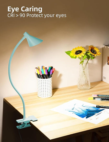 Reading Light for Bed, Clip-on Desk Lamp