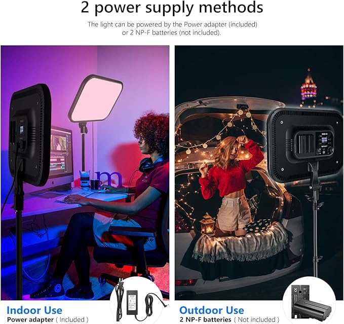 NEEWER 18.3" RGB LED Video Light Panel
