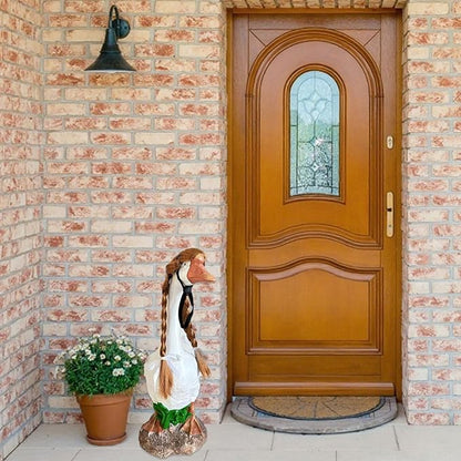 Porch Goose Wigs, Porch Goose Outfits Lawn Goose Statue Accessories for Outdoor Garden Patio Yard Goosey Decor （Style 3）