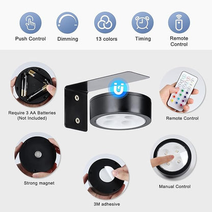 4-Pack Wireless Battery Operated Painting Light