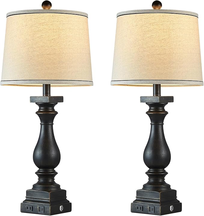28" Tall Farmhouse Table Lamps