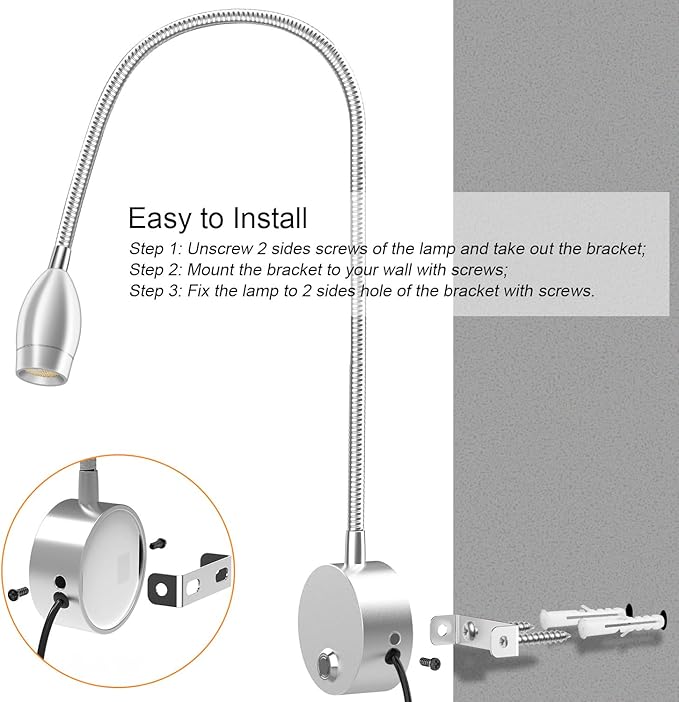 Wall Mounted LED Reading Light