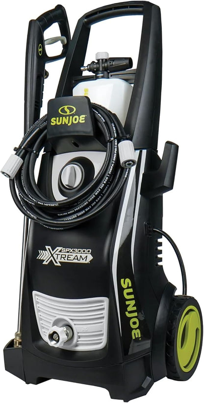 Sun Joe Electric Pressure Power Washer w/ 4 Nozzles & Foam Cannon, 2200 PSI (PWMA Certified), 1.1 GPM, 14.9-Amp Motor - Heavy-Duty Cleaning Machine for Patios, Decks, & Sidewalks, SPX3000-XT1 XTREAM