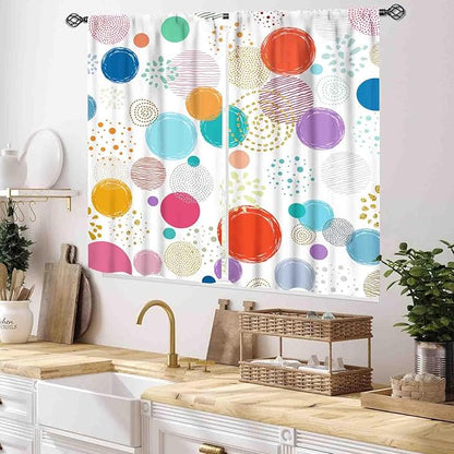 Rainbow Curtains for Girls Bedroom, Boho Rianbow Quotes Inspirational Motivational Positive Colorful Galaxy Pink Purple Window Drapery for Baby Kids Living Room Nursery Classroom, 84"x63" Inch