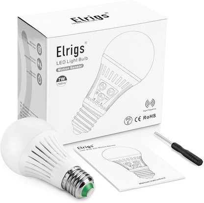 Elrigs Motion Sensor Light Bulb