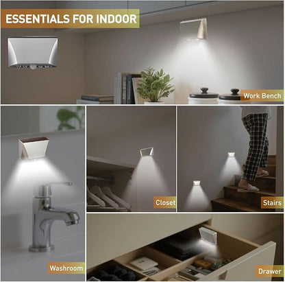 Silver Motion Sensor Keyhole Light