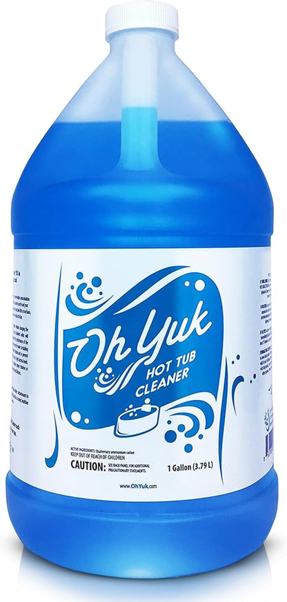 Oh Yuk Healthy Hot Tub Cleaner, The Most Effective Hot Tub Cleaner for Indoor and Outdoor Hot Tubs and Spas - 1 Gallon
