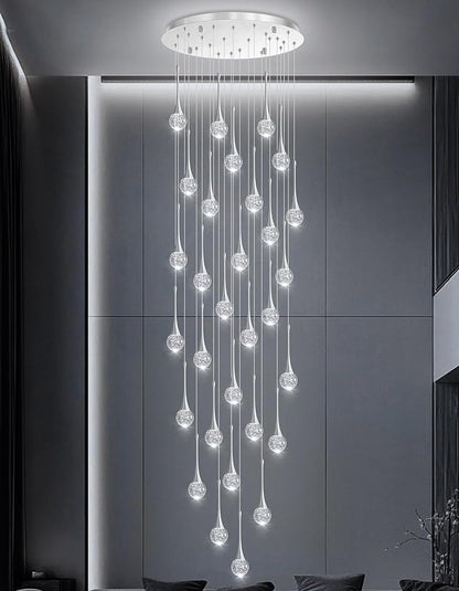 30 Light Modern Glam Crystal Chandelier