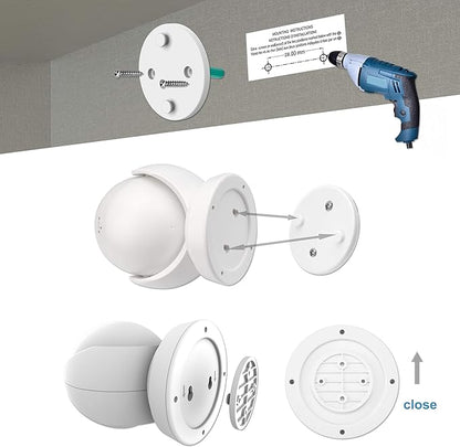 HONWELL Battery Operated Motion Sensor Light Outdoor Wireless Waterproof