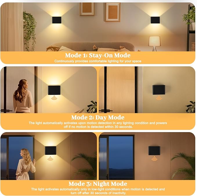 Motion Sensor Wall Sconces