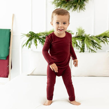 KYTE BABY Toddler Pajama Set - Pjs for Toddlers Made of Soft Bamboo Rayon Material