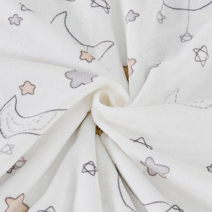 CREVENT 30''X40'' Cute Cozy Fluffy Warm Baby Blanket for Girls Boys Infants Toddlers' Bedding/Crib/Cot/Stroller, Baby Shower Birthday Newborn's Gift - Good Night