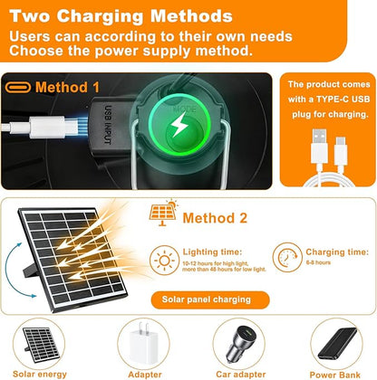 Solar Chicken Coop Light with Timer, Outdoor Solar Pendant Lights IP66 Waterproof & 16.4ft Cord, 3-Color Dimmable Shed Lights for Sheds, Chicken Coop, Farm, Stables