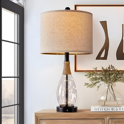 OYEARS 23" Farmhouse Table Lamps