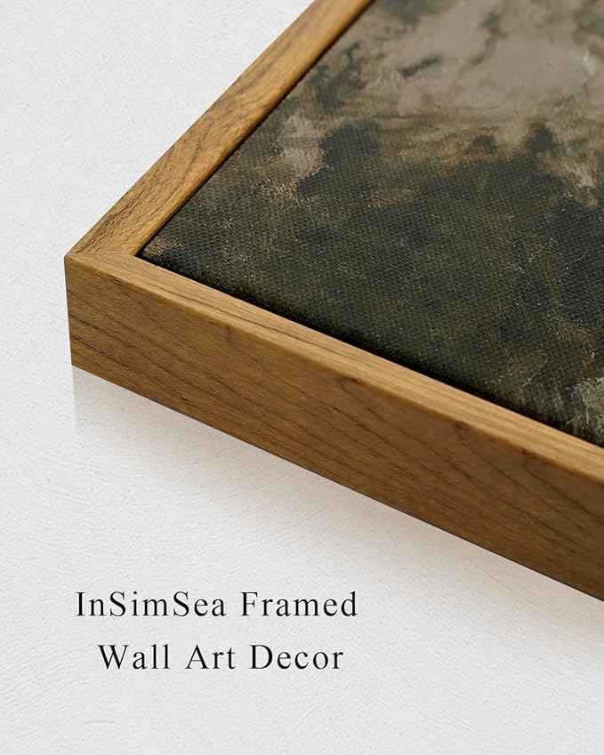 InSimSea Framed Canvas Wall Art Vintage Aesthetic Room Decor, Harvest Apples Still Life Oil Painting Artwork Abstract Wall Pictures Prints, Farmhouse Fruit Wall Decor Bedroom Kitchen 16x24in