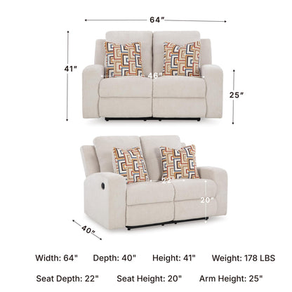 Danum Reclining Loveseat