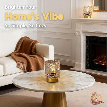 Battery Operated Lamp with Timer, Cordless Table Lamps