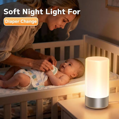 Table Lamp, Bedside Touch Control Lamp