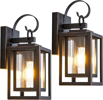 2-Pack Outdoor Wall Lights