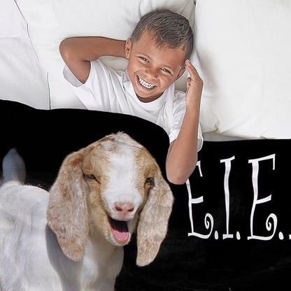 CafePress Baby Goat E.I.E.I.O Throw Blanket Super Soft Fleece Plush Throw Blanket, 60"x50"