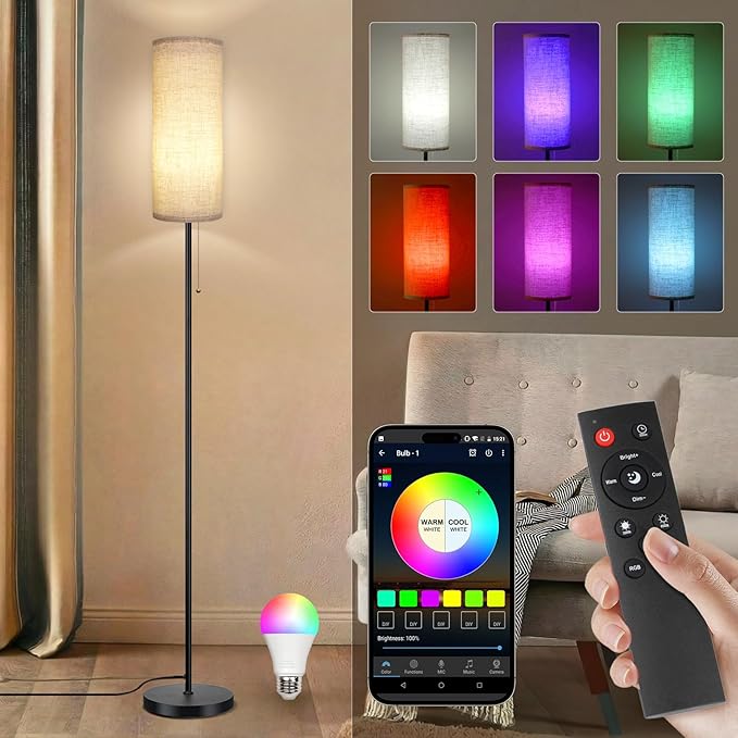 Floor Lamp for Living Room, Modern Standing Lamps