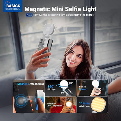 NEEWER Basics Magnetic Selfie Light Compatible