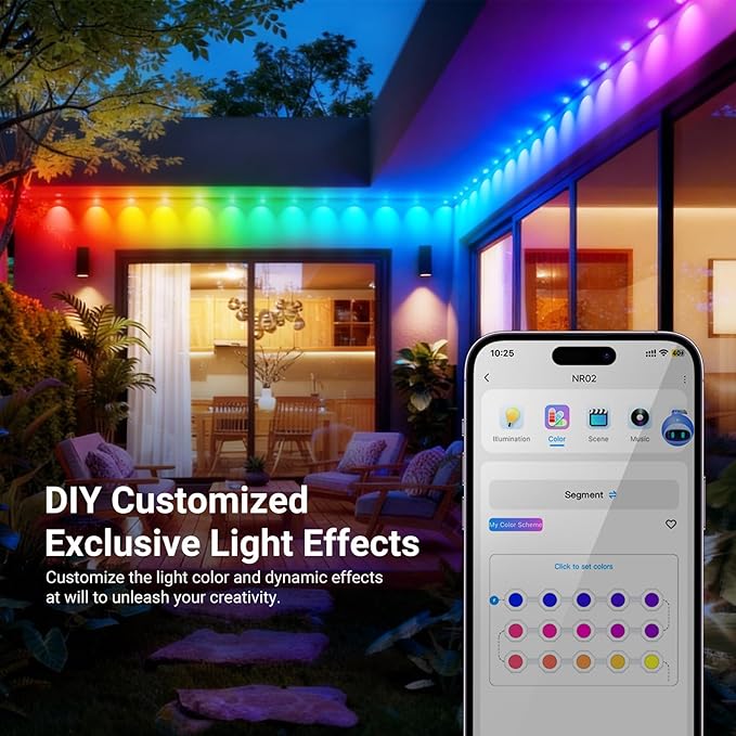 NEEWER 96ft Permanent Outdoor Lights