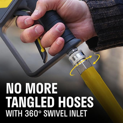 ACTIVE Premium Short Pressure Washer Gun with Swivel + Premium Foam Cannon for All types of Pressure Washers