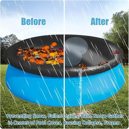2pcs Pool Pillows for Above Ground Pools, 4ft Dia Heavy Duty Swimming Pool Air Pillow 0.4mm Thick Pool Closing Winter Kit Pool Cover Float Balloon with String Repair Tape for Winterizing Ice Equalizer