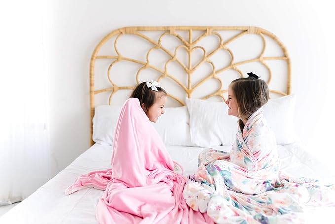 Copper Pearl Jumbo 3-Layer Baby Blanket: Soft Quilts for Boys & Girls | Breathable, Cozy Toddler Blanket | Newborn Quilt | 46x46 Premium Polyester/Rayon | Bloom