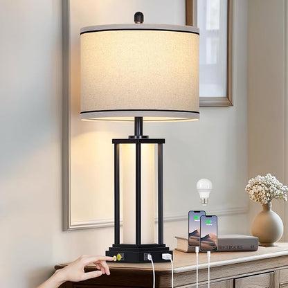 27in Tall Farmhouse Table Lamp