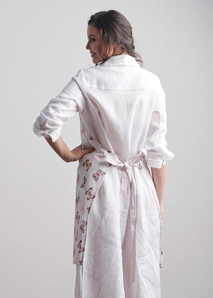 Maison d' Hermine 100% Cotton Apron for women with Pocket Kitchen Chef Apron for Men Cooking Easter Decorations