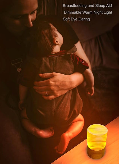 LED Wood Lamp Portable Touch Sensor-Controlled Night Lamps