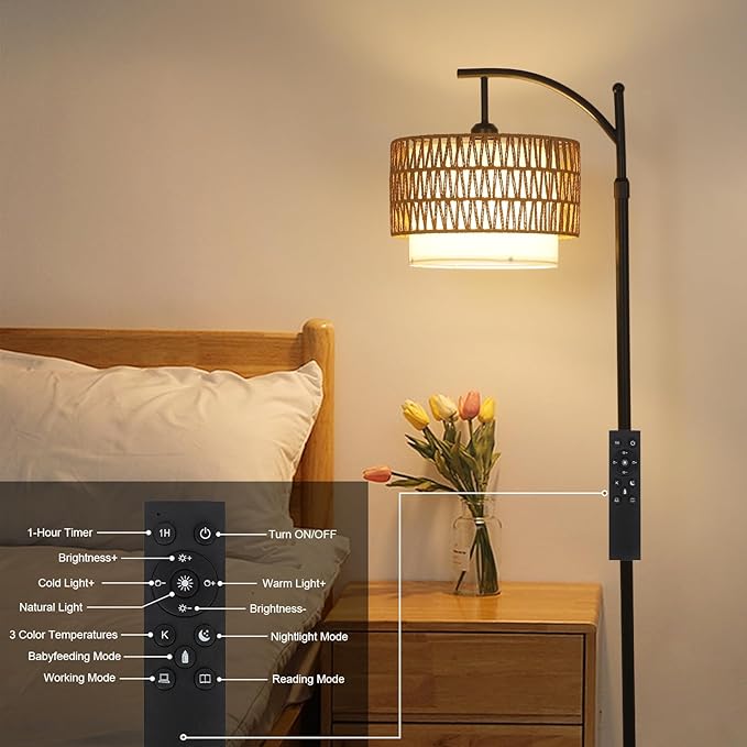 Arc Floor Lamp for Living Room