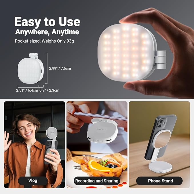 NEEWER Basics Magnetic Selfie Light Compatible
