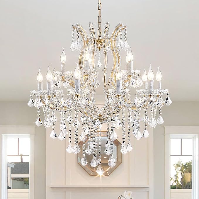 Modern Gold Chandelier Light Fixture