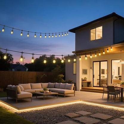 Outdoor Safety String Lights 50FT