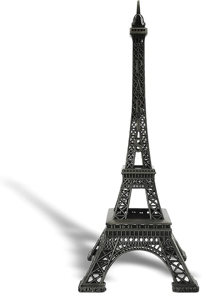 allgala 10" Eiffel Tower Statue Decor Alloy Metal, Black