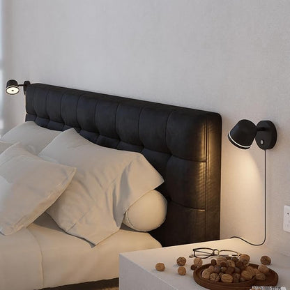Aisilan Plug in Wall Sconce, Dimmable LED Wall Light