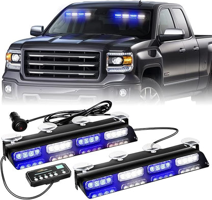 XRIDONSEN Emergency Dash Strobe Lights Safety Flashing Warning Interior