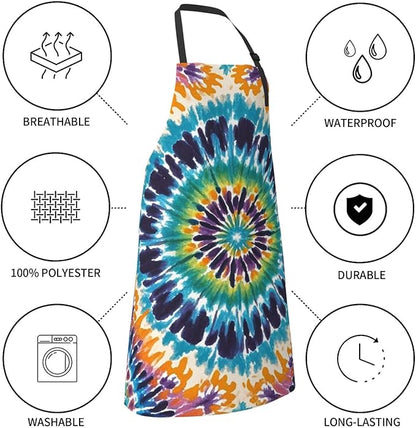 Waterproof Apron Adjustable Bib for Women Men Tractor farm Cooking Aprons Chef Bibs with 2 Pocket