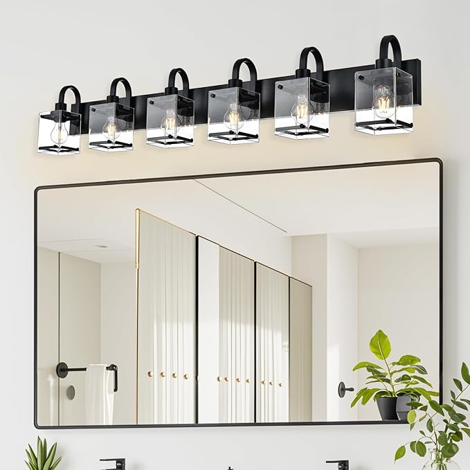 6 Light Bathroom Vanity Lights Fixtures