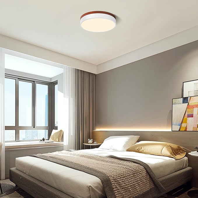 LED Ceiling Light Dimmable, Minimalist Round Ceiling Lamp Modern Lighting
