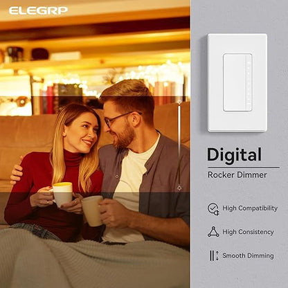 ELEGRP Dimmer Switch, Digital Dimmer Light Switch