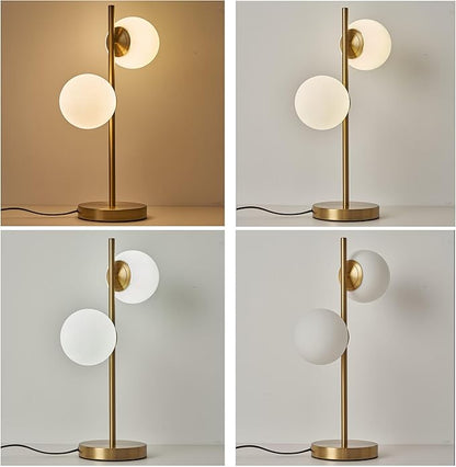 Mid-Century Modern Globe Table Lamp