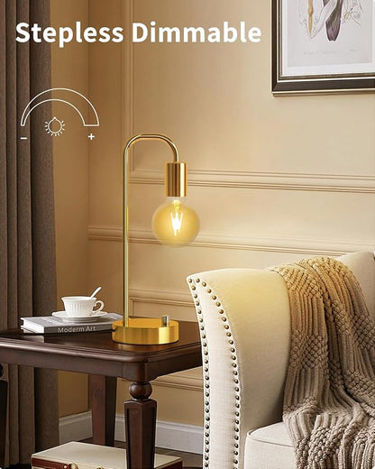 ONEWISH Industrial Table Lamp Set of 2